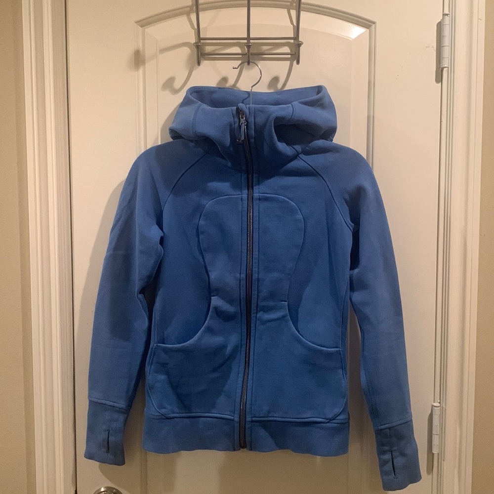 Lululemon Blue Zip Up Hoodie Size 4